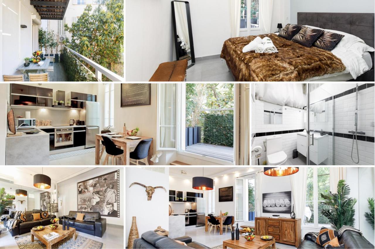Le Cocon Des Artistes - Coeur De Cannes - Spacieux - Terrasse - Clim Exterior foto